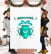 Aquarius Sherpa Blanket | Zodiac Series 2 - Beyond T-shirts